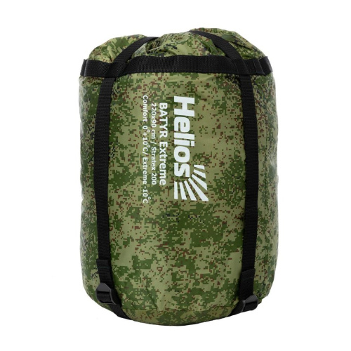 Спальный мешок Helios Батыр Extreme Stratex 200 КМФ цифра фото 2